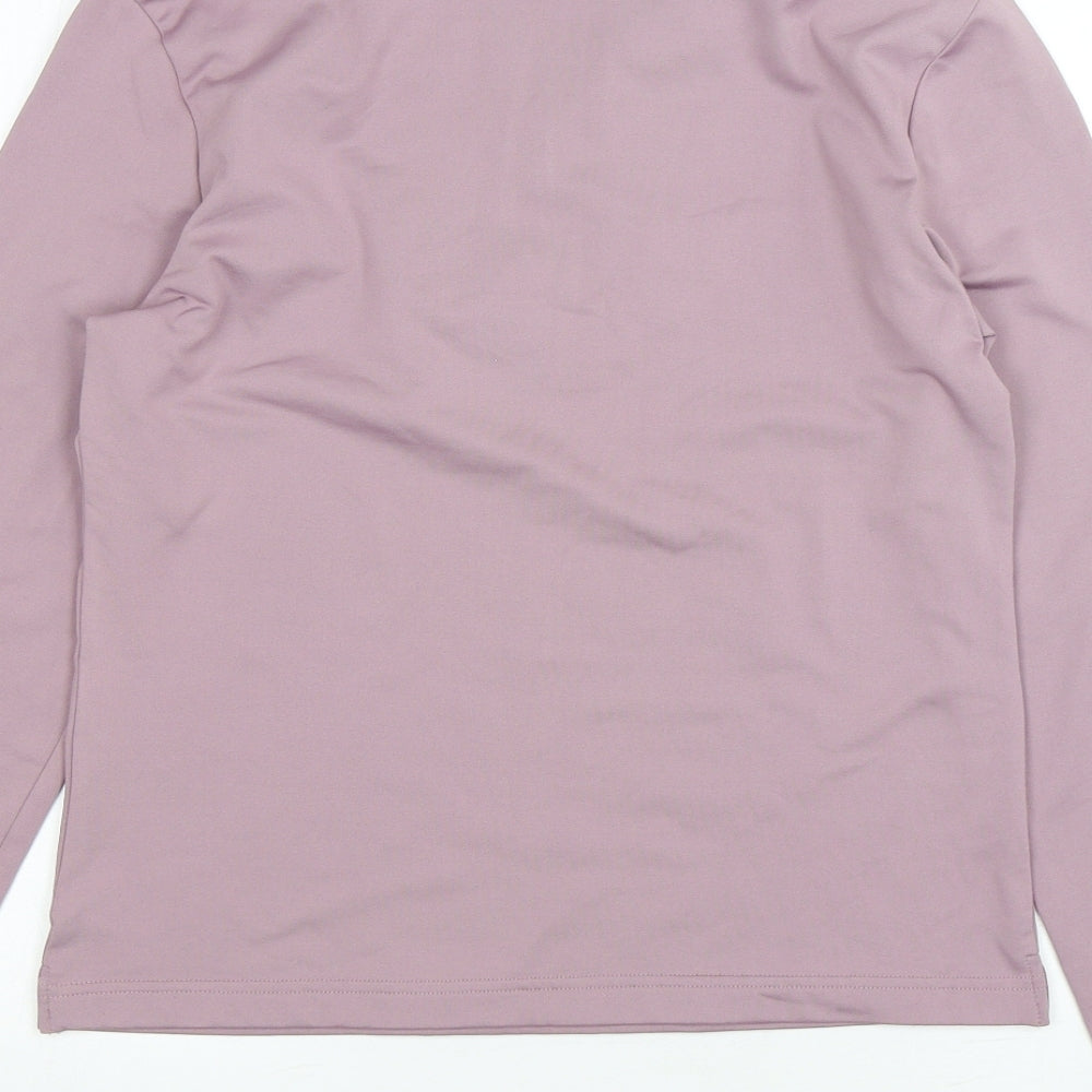 Preworn Womens Purple  Polyester Pullover Sweatshirt Size M