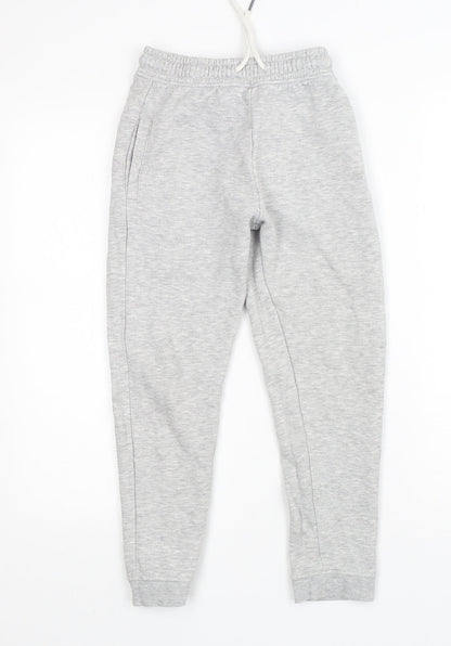 NEXT Boys Grey  Cotton Sweatpants Trousers Size 9 Months  Slim