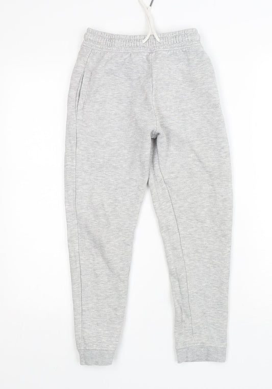 NEXT Boys Grey  Cotton Sweatpants Trousers Size 9 Months  Slim