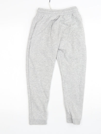 NEXT Boys Grey  Cotton Sweatpants Trousers Size 9 Months  Slim