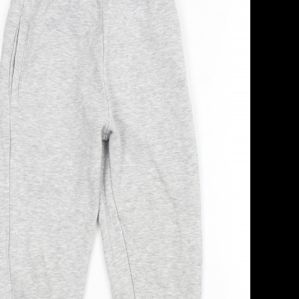 NEXT Boys Grey  Cotton Sweatpants Trousers Size 9 Months  Slim