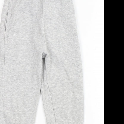 NEXT Boys Grey  Cotton Sweatpants Trousers Size 9 Months  Slim