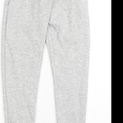 NEXT Boys Grey  Cotton Sweatpants Trousers Size 9 Months  Slim