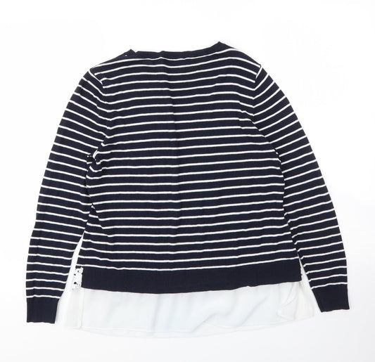 Womens UK Size 14 Dorothy Perkins Blue Pullover Jumper