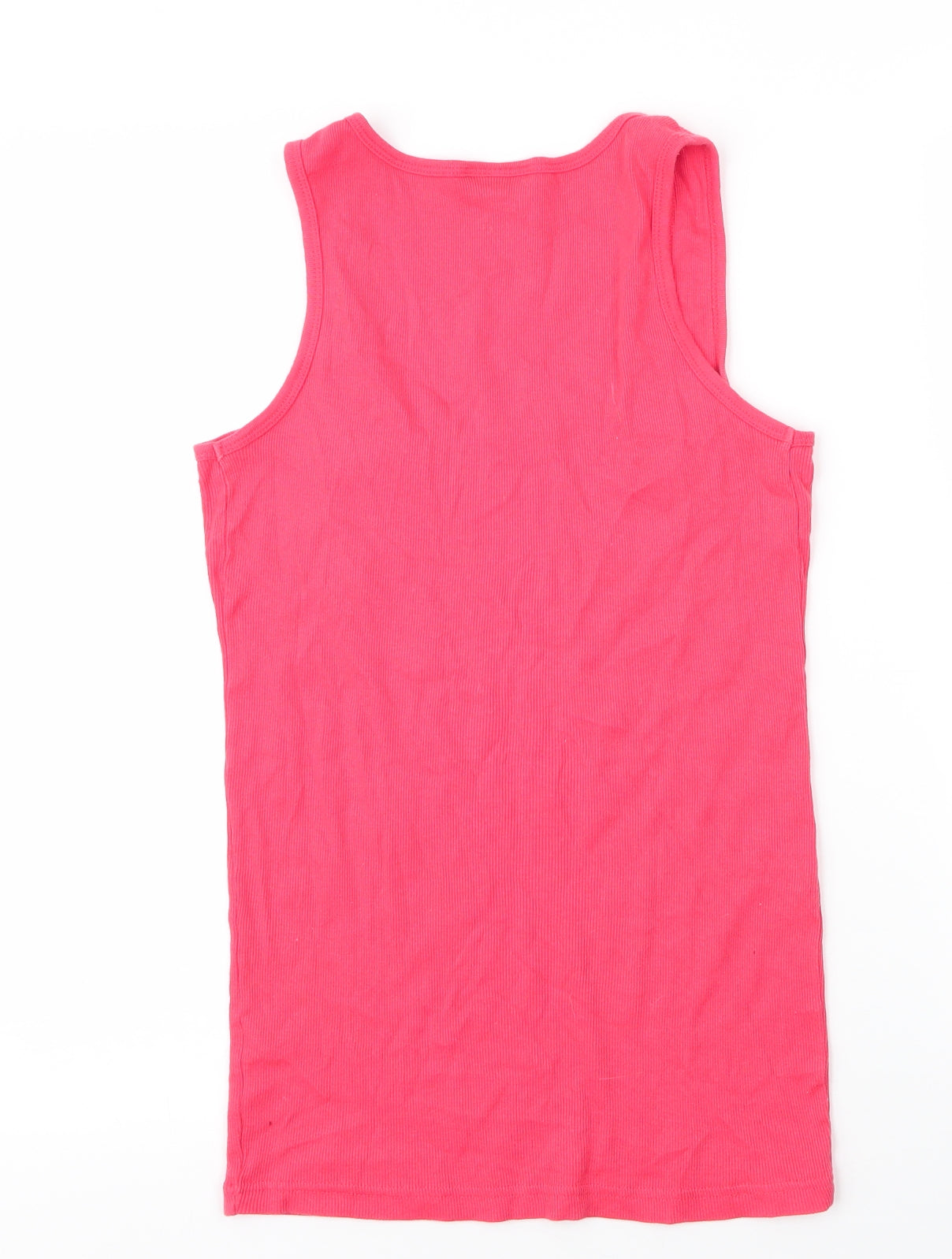 Womens UK Size 12 Topshop Pink Basic Tank