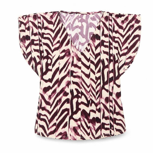 Womens UK Size 8 Debenhams Purple Basic Blouse