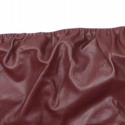 Womens UK Size 4 PRETTYLITTLETHING Brown Cropped Tank