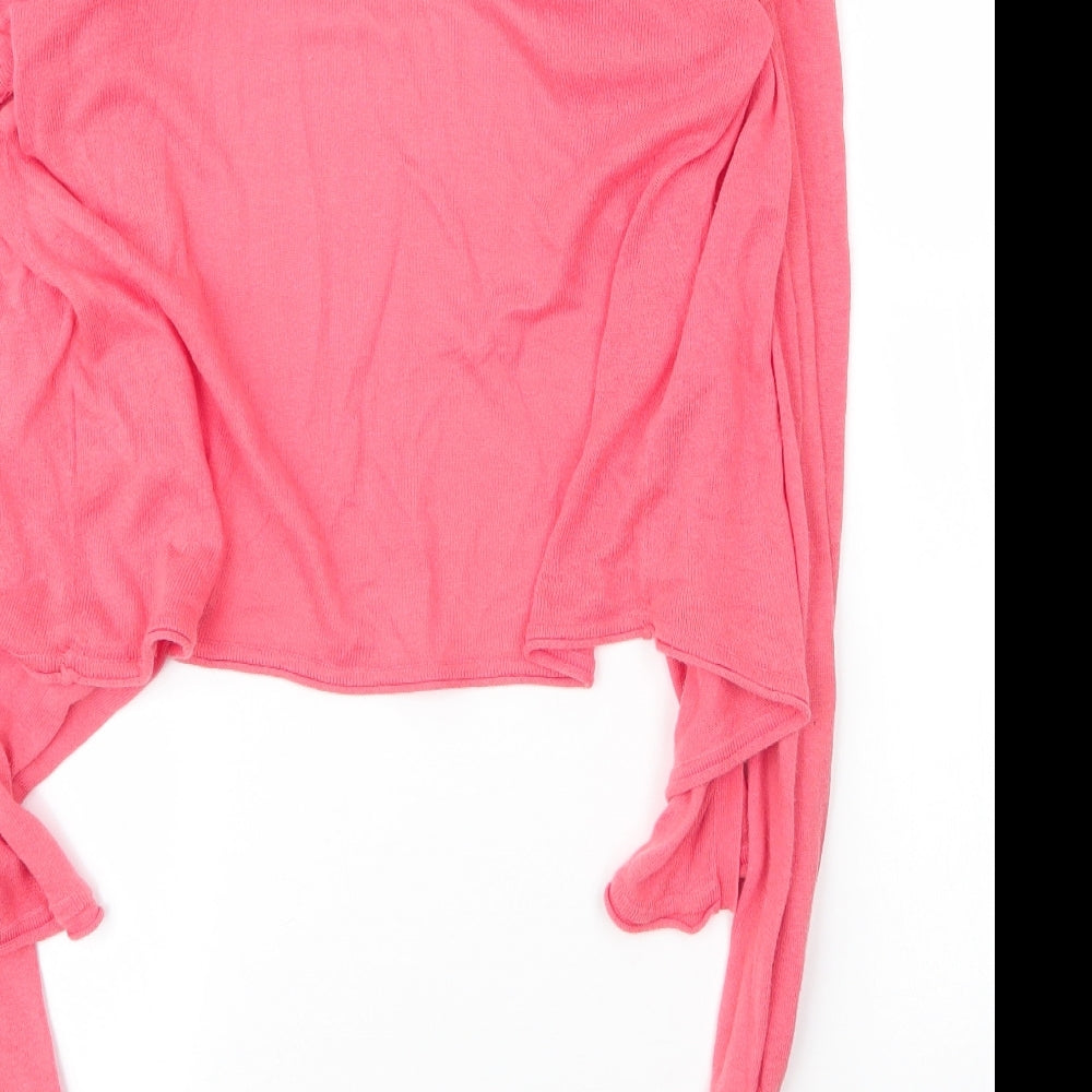 Womens UK Size XS Only Pink Cardigan Jumper