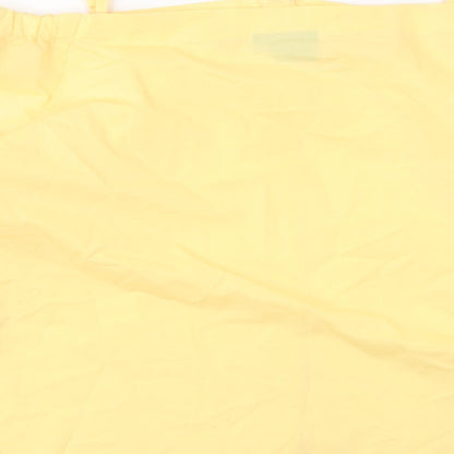 Womens UK Size M Vera Moda Yellow Basic Blouse