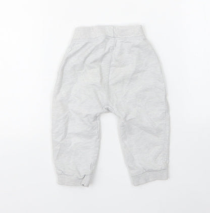 George Baby Grey  Cotton Capri Leggings Size 9 Months  Drawstring