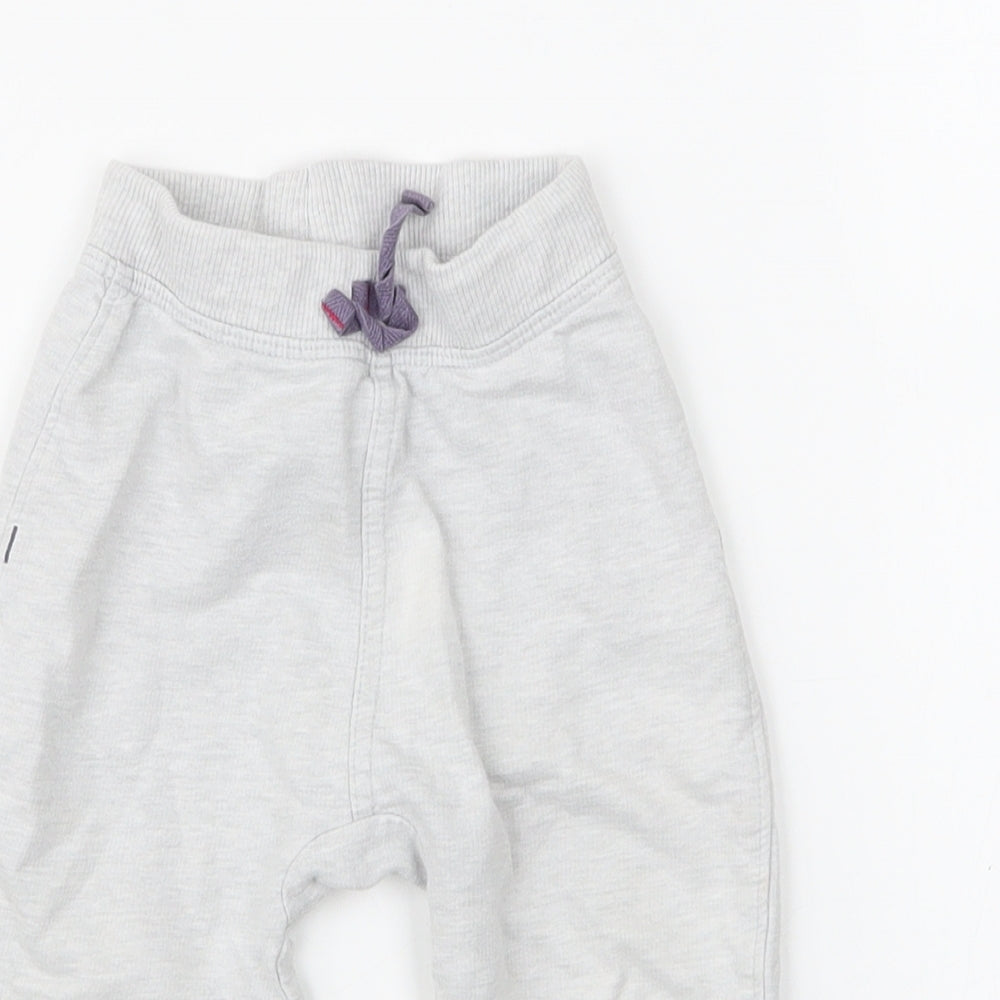 George Baby Grey  Cotton Capri Leggings Size 9 Months  Drawstring
