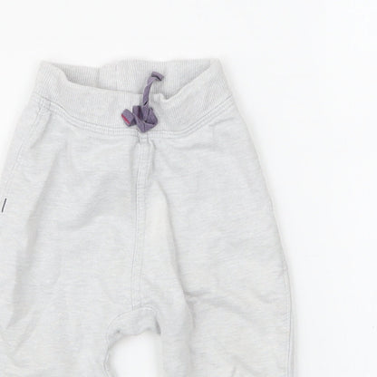 George Baby Grey  Cotton Capri Leggings Size 9 Months  Drawstring
