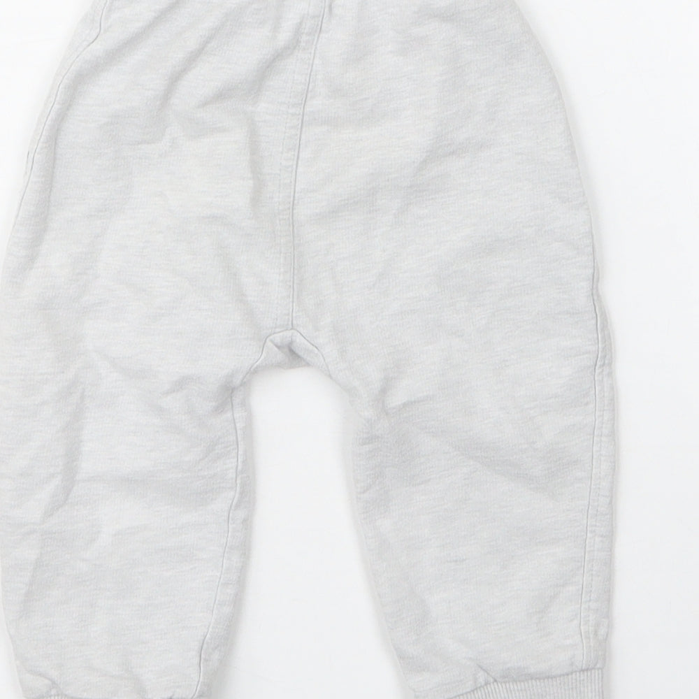 George Baby Grey  Cotton Capri Leggings Size 9 Months  Drawstring