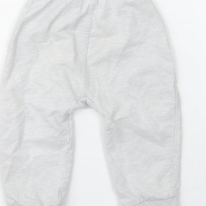 George Baby Grey  Cotton Capri Leggings Size 9 Months  Drawstring