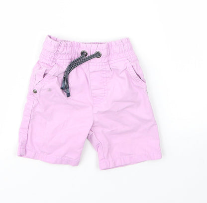 F&F Girls Purple  Cotton Capri Jeans Size 12 Months