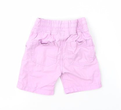 F&F Girls Purple  Cotton Capri Jeans Size 12 Months