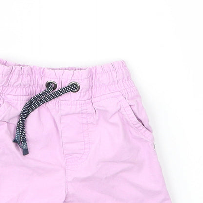 F&F Girls Purple  Cotton Capri Jeans Size 12 Months