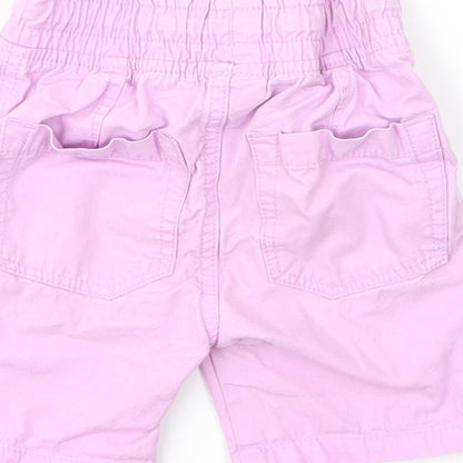 F&F Girls Purple  Cotton Capri Jeans Size 12 Months