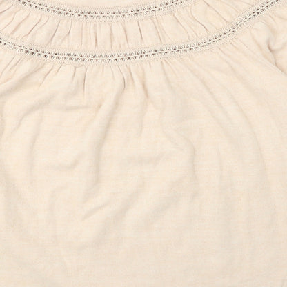 Womens UK Size 12 Dorothy Perkins Beige Pullover Jumper
