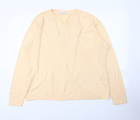 Womens UK Size XL Bonmarché Orange Pullover Jumper