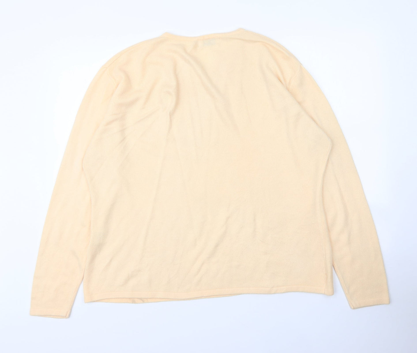 Womens UK Size XL Bonmarché Orange Pullover Jumper