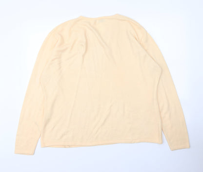 Womens UK Size XL Bonmarché Orange Pullover Jumper