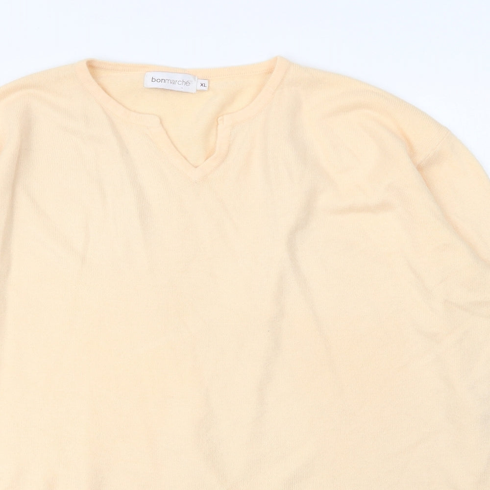 Womens UK Size XL Bonmarché Orange Pullover Jumper
