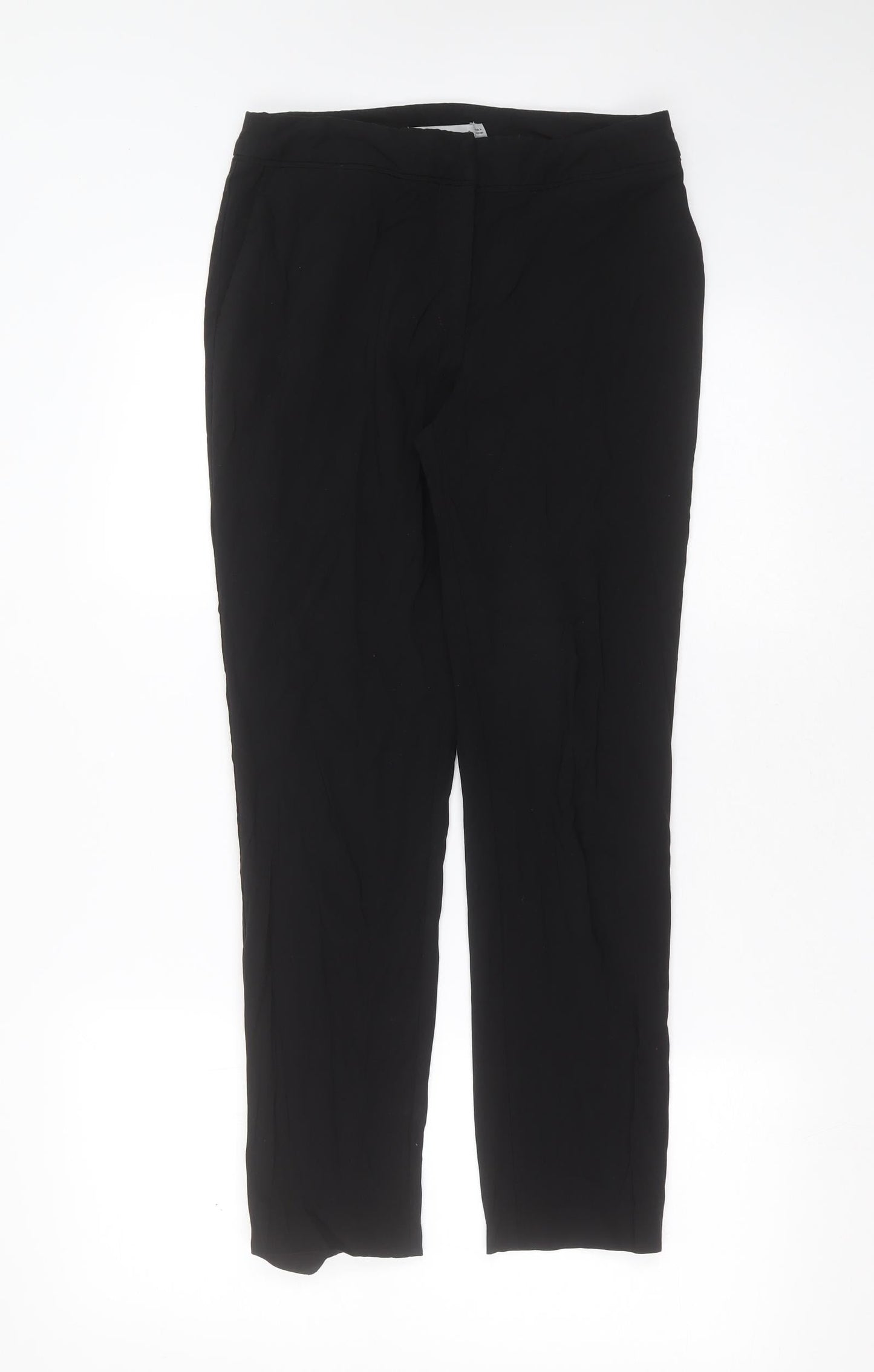 Womens UK Size 8 Oasis Slim Fit  Black Trousers