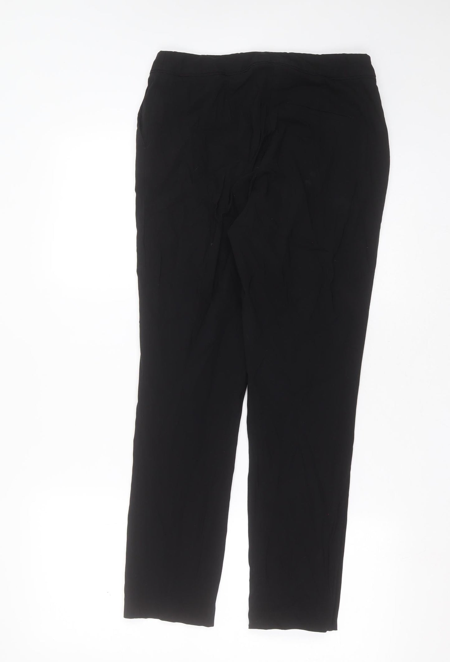 Womens UK Size 8 Oasis Slim Fit  Black Trousers