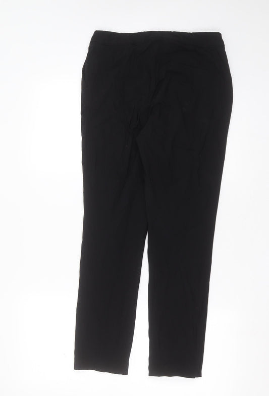 Womens UK Size 8 Oasis Slim Fit  Black Trousers