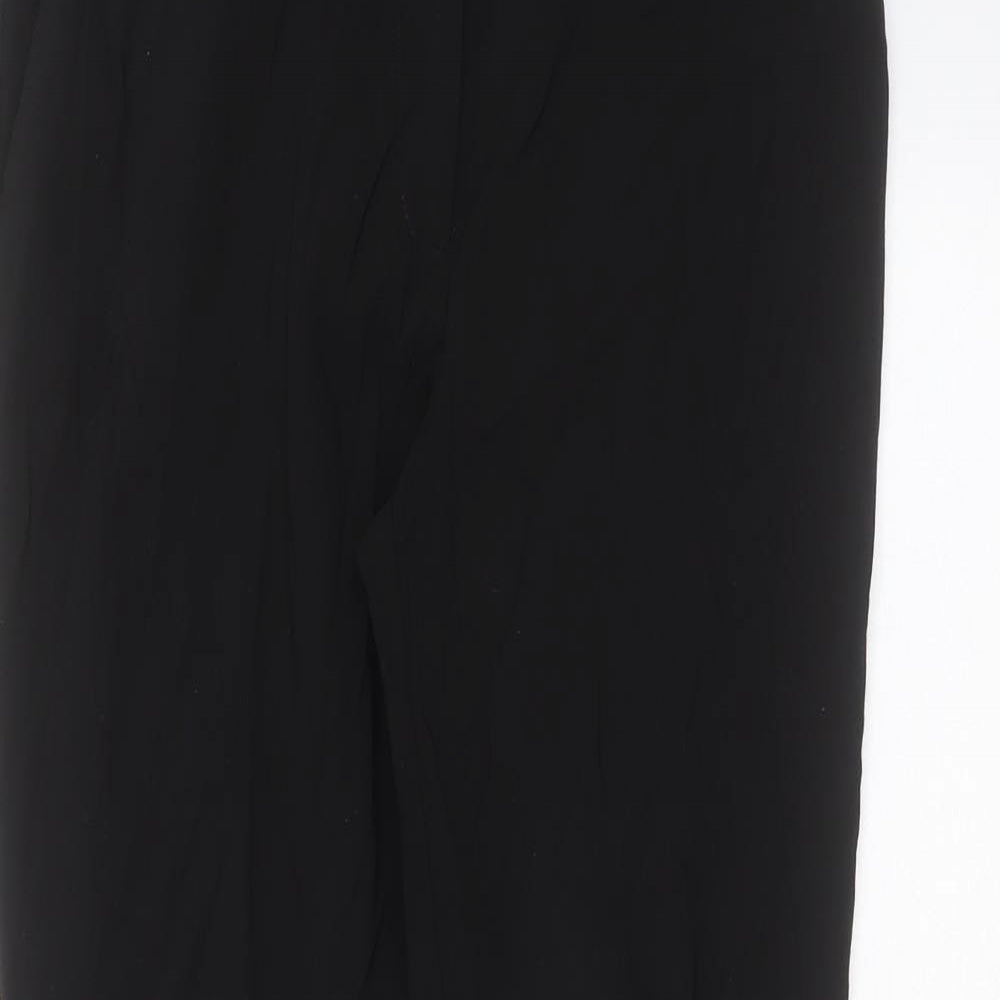 Womens UK Size 8 Oasis Slim Fit  Black Trousers
