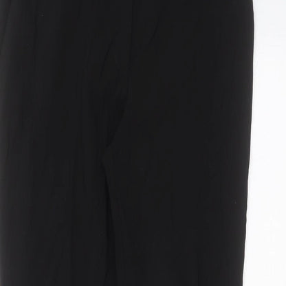 Womens UK Size 8 Oasis Slim Fit  Black Trousers