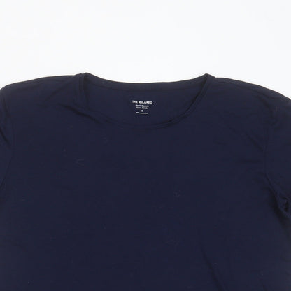 Womens UK Size 10 Preworn Blue Basic T-Shirt