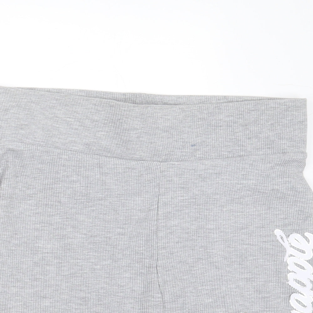 Pineapple dance studios Womens Grey  Polyester Biker Shorts Size XS L7 in Extra-Slim