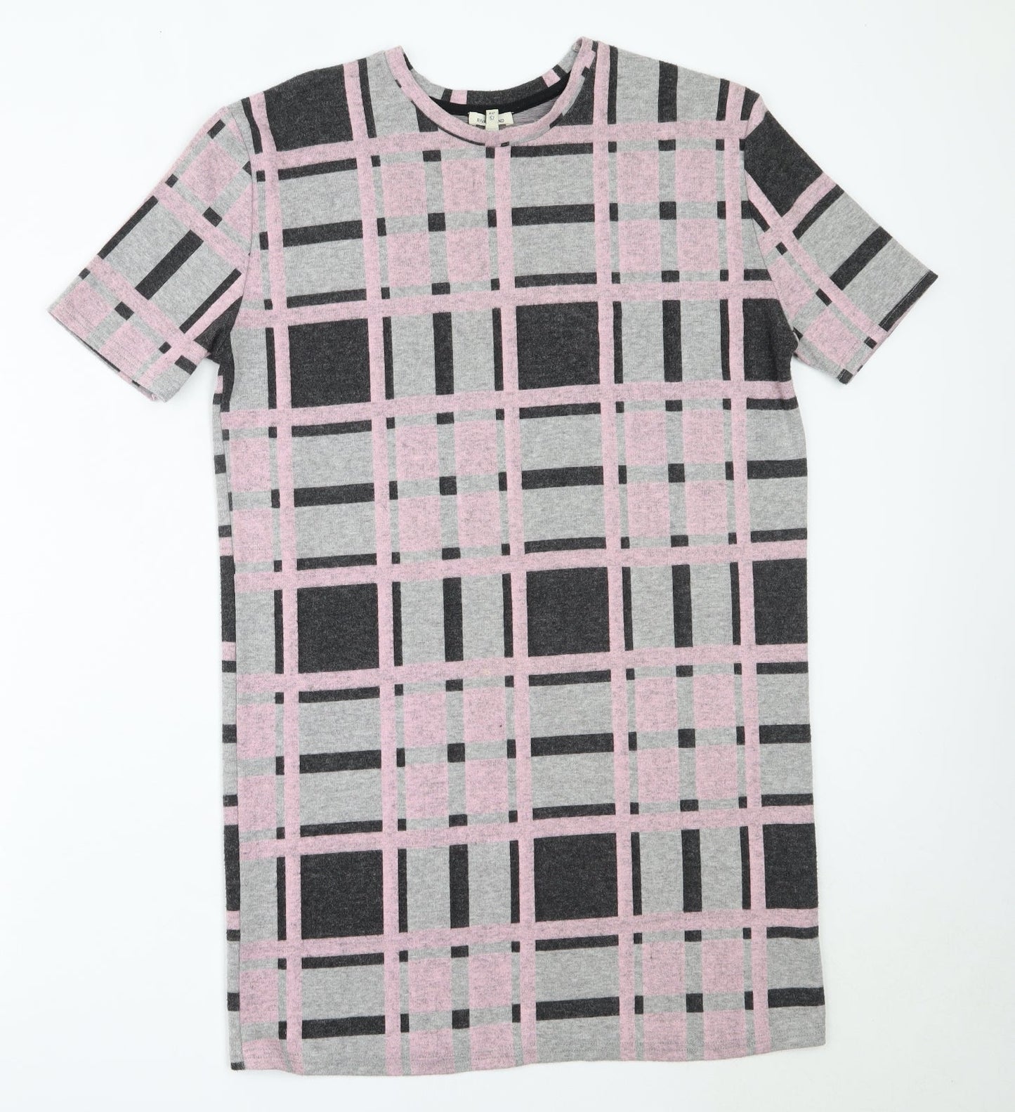 River Island Womens Grey  Polyester Shift  Size 6  Round Neck