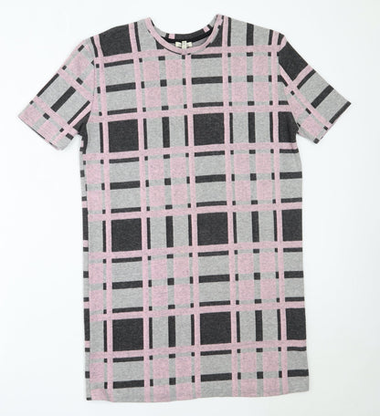 River Island Womens Grey  Polyester Shift  Size 6  Round Neck