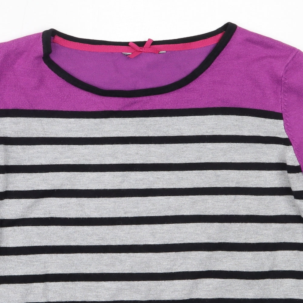 Womens UK Size 12 Preworn Purple Pullover Jumper