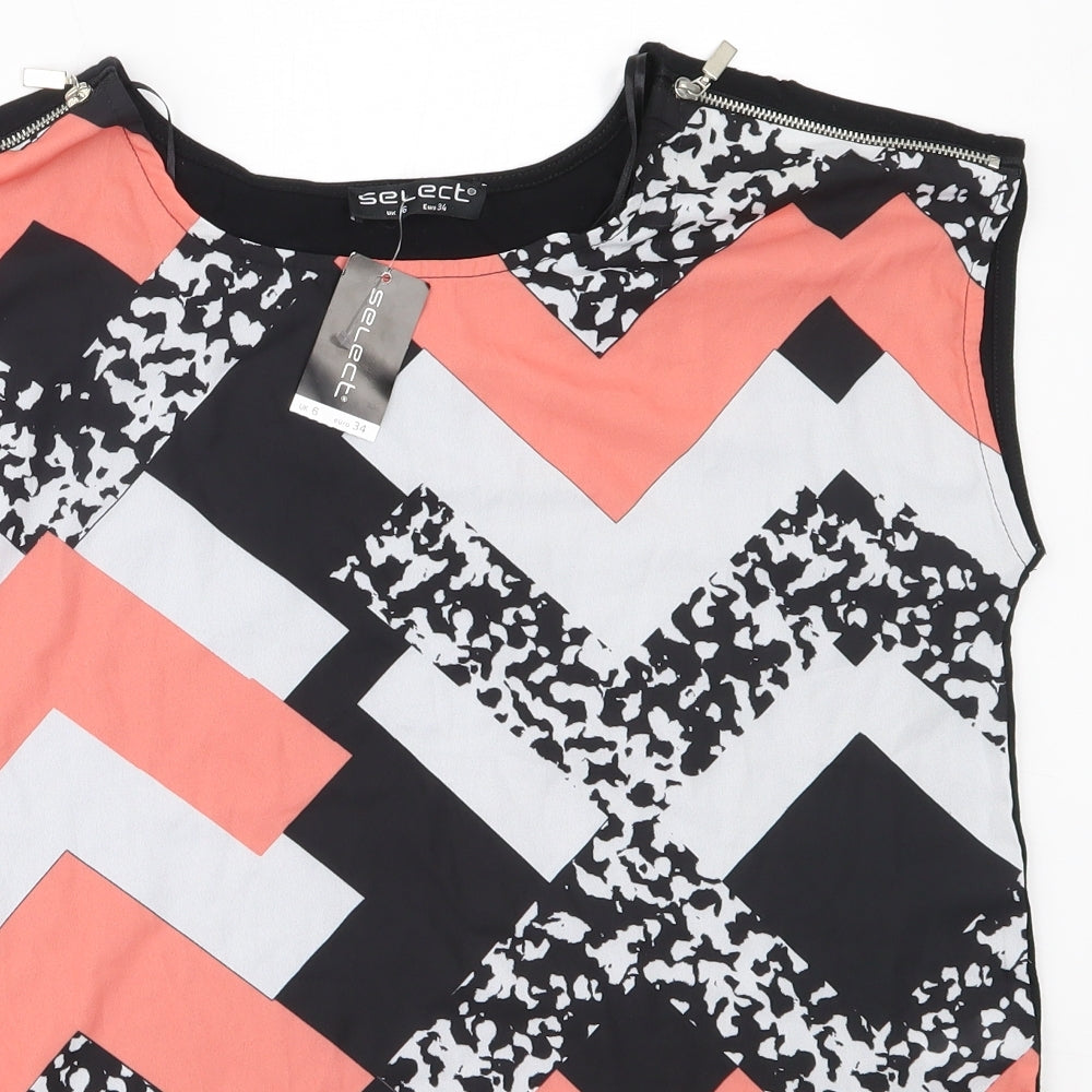 Womens UK Size 6 Select Black Basic Blouse