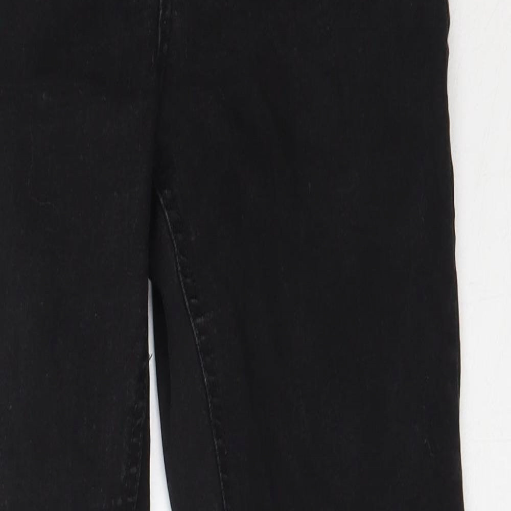 Womens UK Size 8 365 Denim Regular Fit Skinny Black Jeans