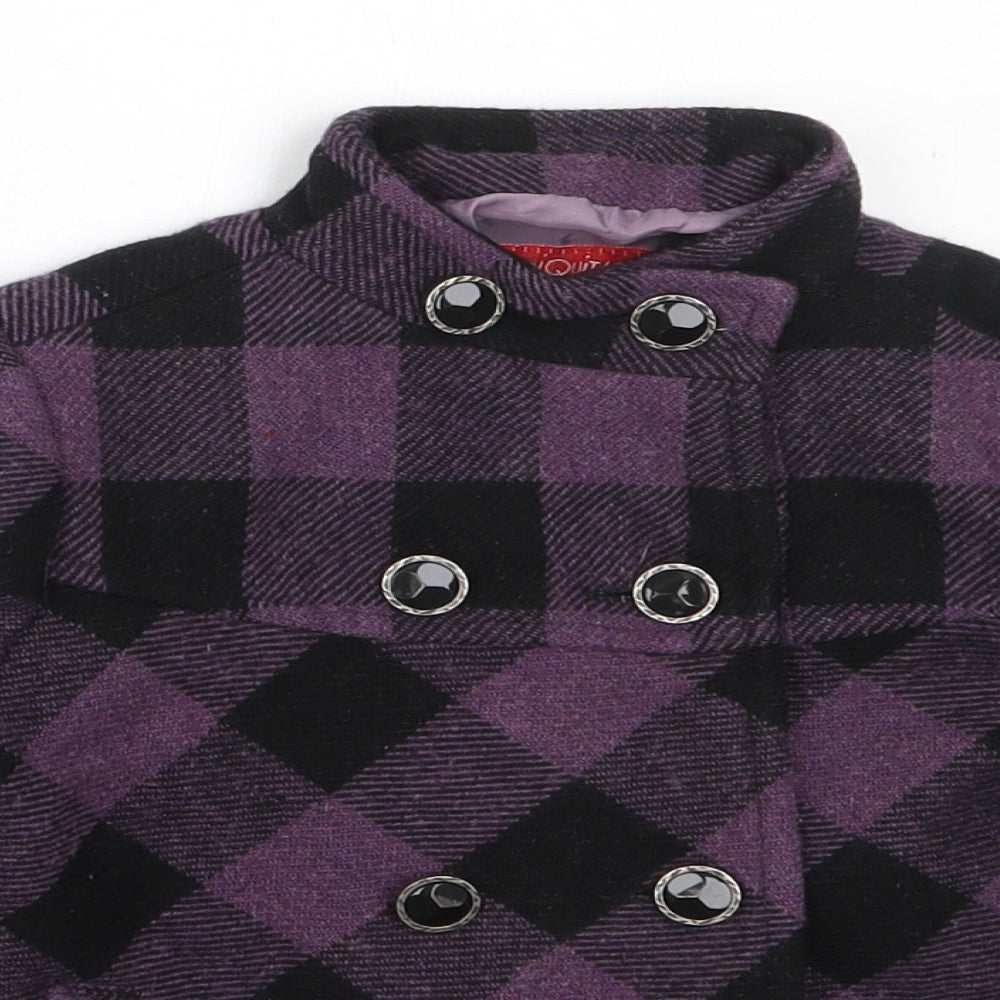 Mariquita Perez Girls Purple   Overcoat Coat Size 2 Years