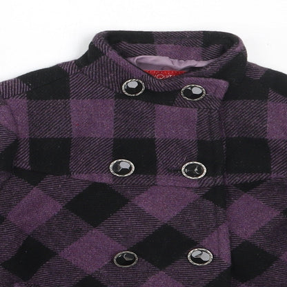 Mariquita Perez Girls Purple   Overcoat Coat Size 2 Years