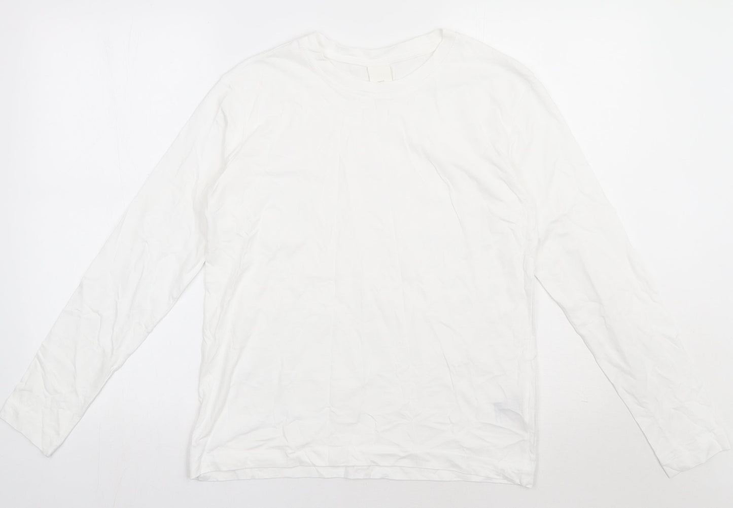 Mens UK Size S H&M White Pullover Sweatshirt