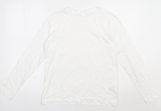 Mens UK Size S H&M White Pullover Sweatshirt