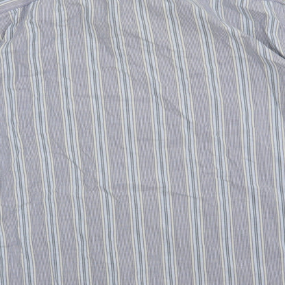 Mens UK Size L Debenhams Blue  Button-Up Long Sleeve Casual Shirt