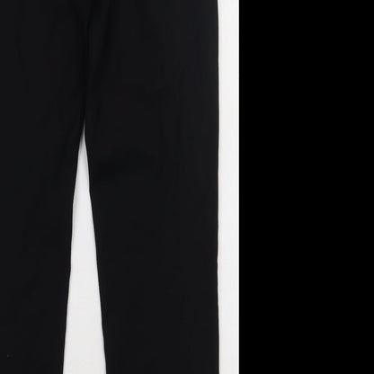 One Six Five Mens Black  Polyester Trousers  Size 32 L31 in Regular Button