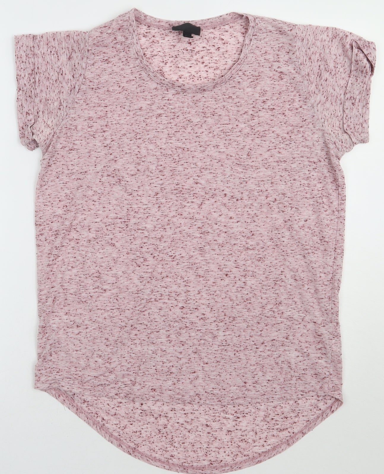 Womens UK Size 8 Topshop Purple Basic T-Shirt