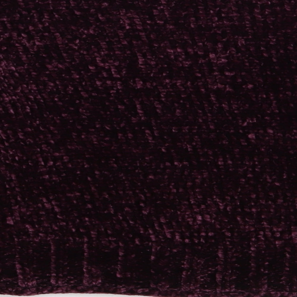 Brand and care label for miss evie girls’ purple polyester pullover sweatshirt, size 11-12, years pullover