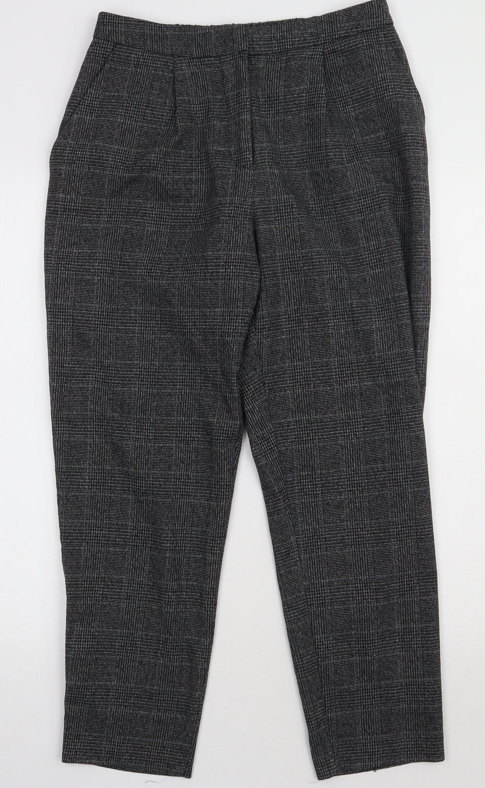 Womens UK Size 10 New Look Regular Fit  Grey Trousers