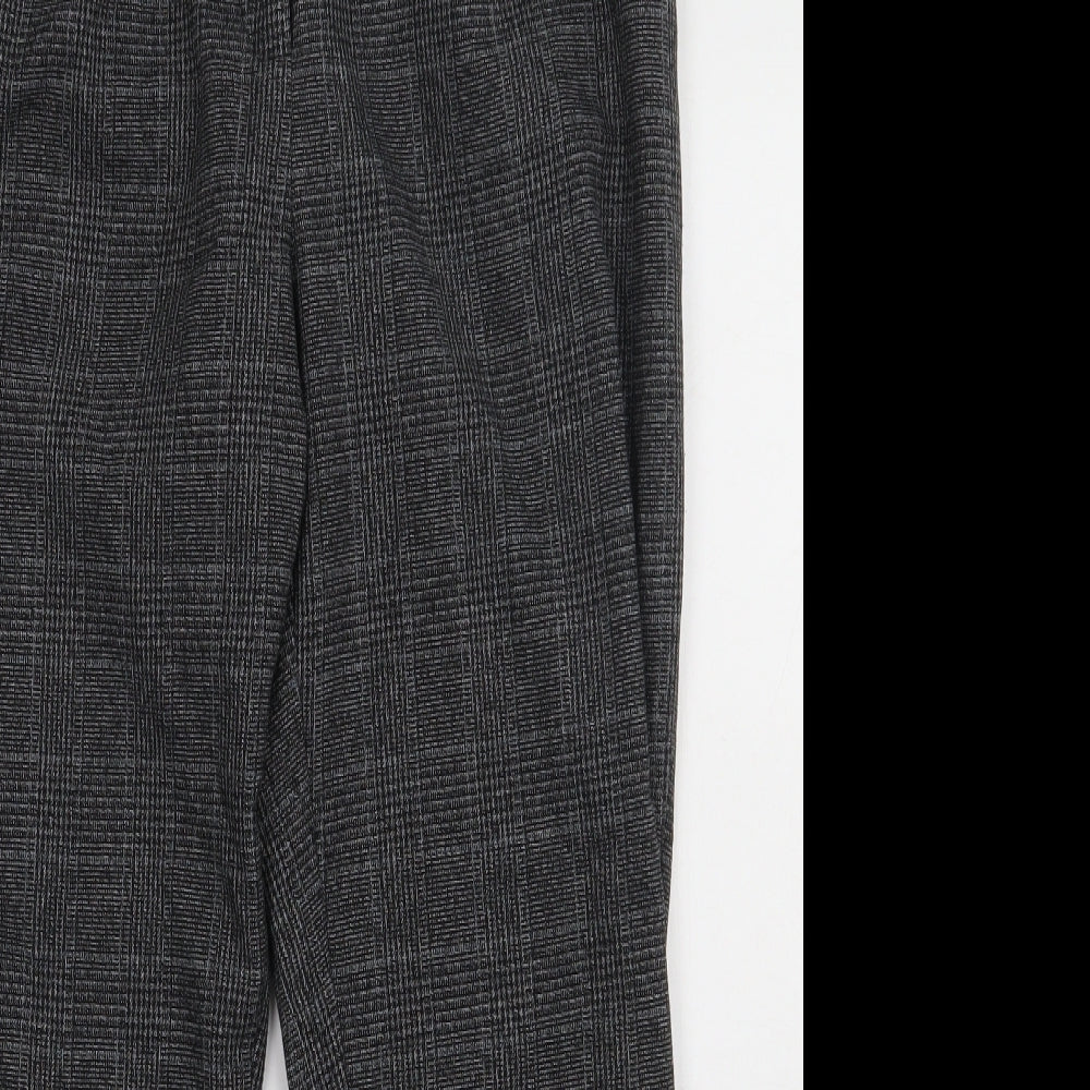 Womens UK Size 10 New Look Regular Fit  Grey Trousers