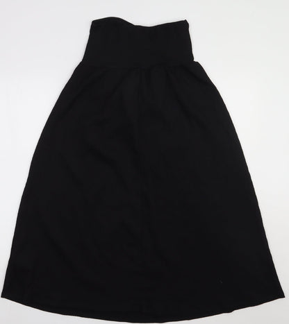 H&M Womens Black  Polyester A-Line  Size S  Off the Shoulder Pullover